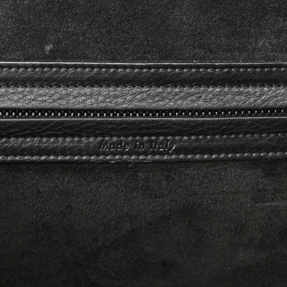 Celine Grained Calfskin Medium Phantom Luggage Black 6 of 14