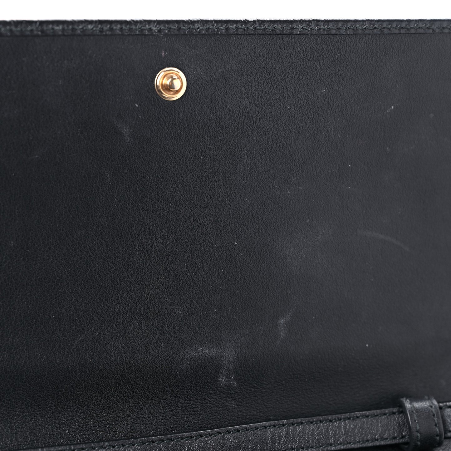 Microguccissima Crossbody Wallet Black