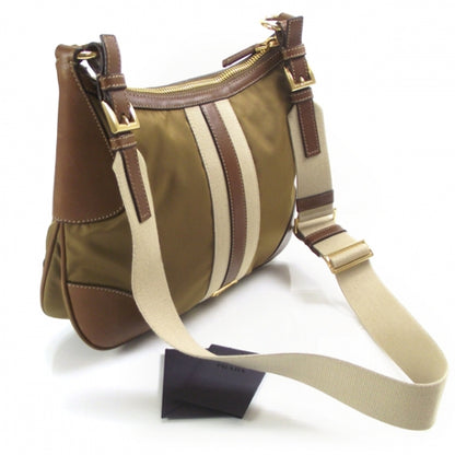 Prada Tessuto Nylon Striped Shoulder Bag 3 of 11