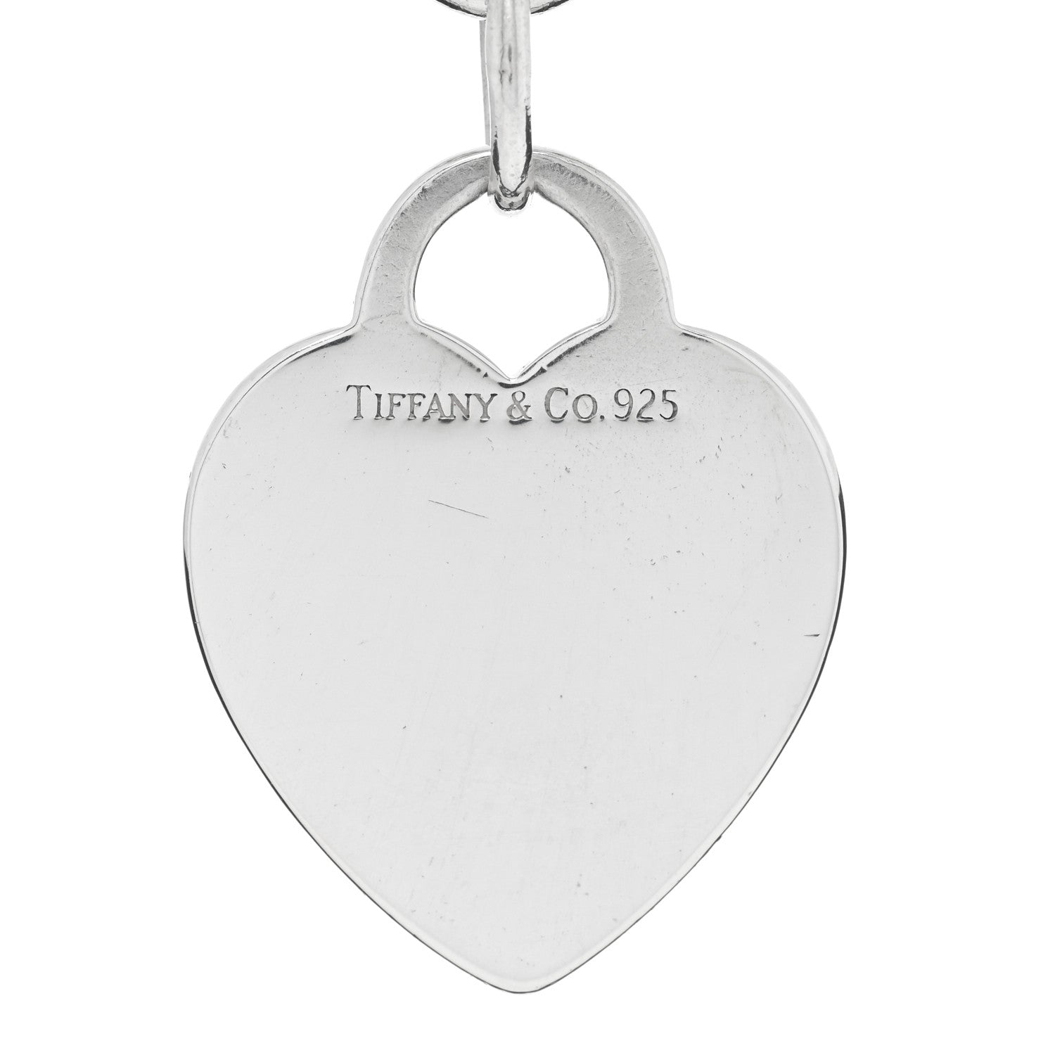 Tiffany Sterling Silver Heart Tag Charm Bracelet 3 of 3