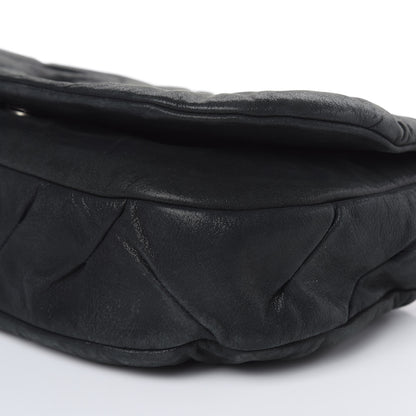 Chanel Iridescent Calfskin Glint Flap Black 11 of 15