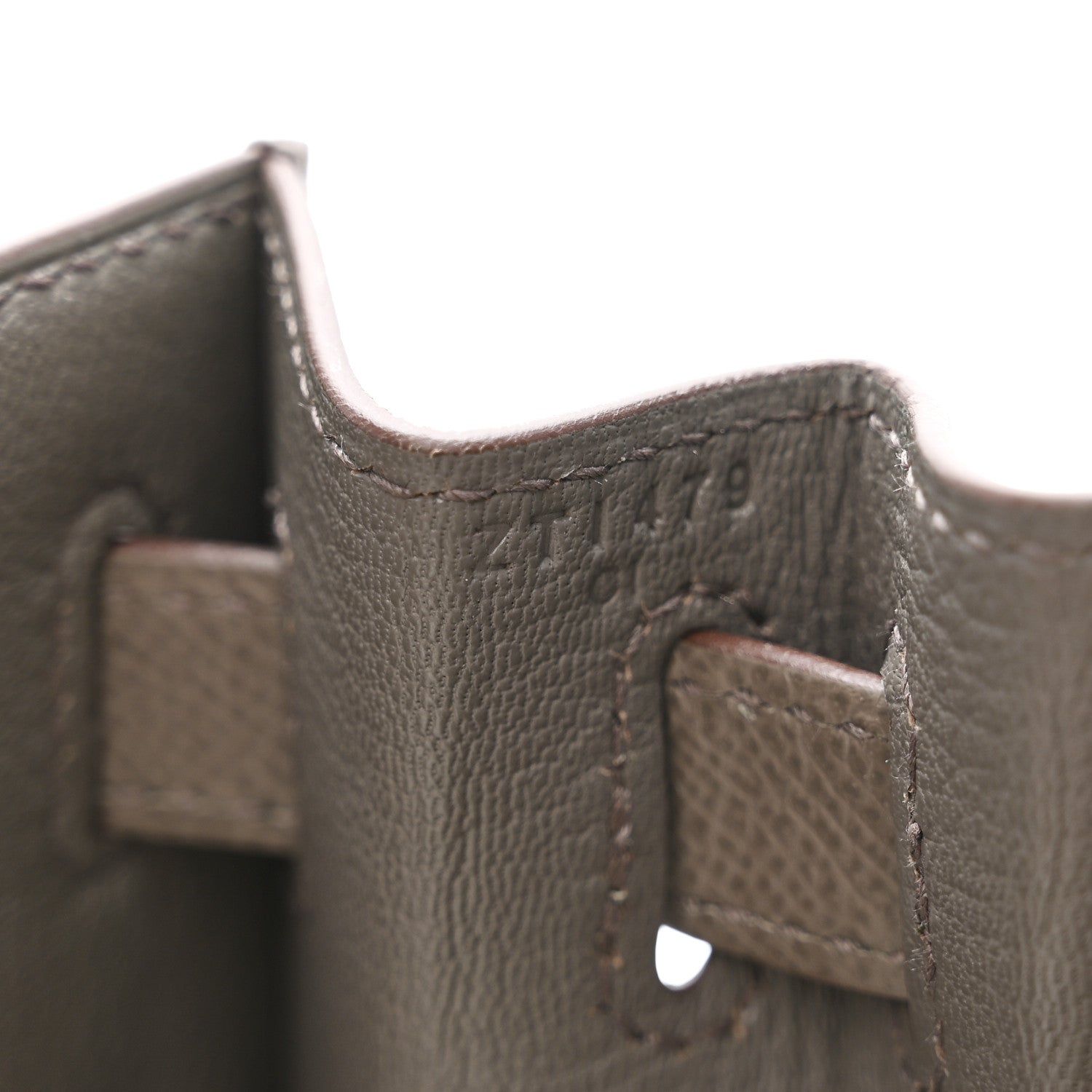 Hermes Epsom Kelly Sellier 28 Etain 7 of 10