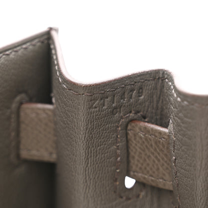 Hermes Epsom Kelly Sellier 28 Etain 7 of 10
