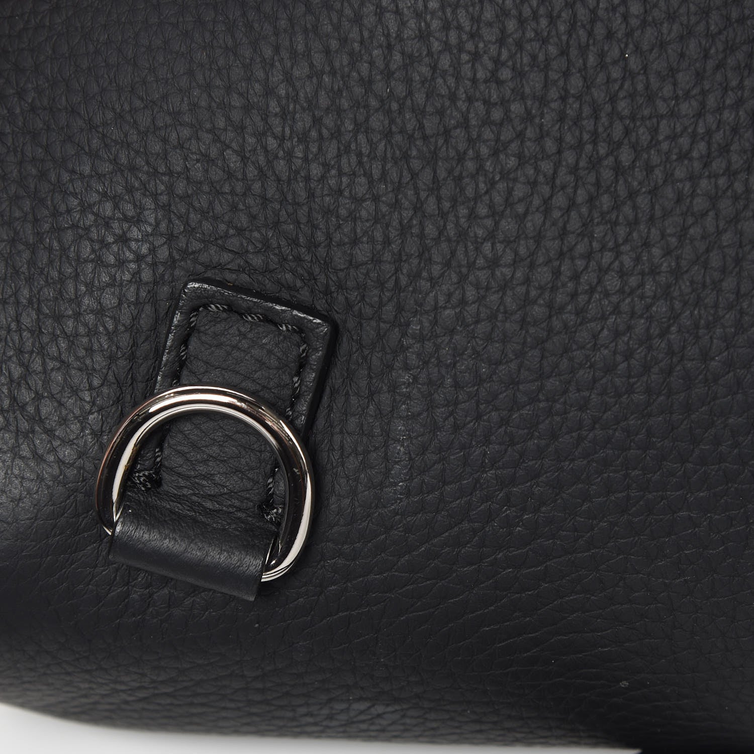 Burberry Soft Grain Calfskin Baby Bridle Saddle Bag Black 9 of 14