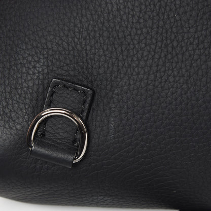Burberry Soft Grain Calfskin Baby Bridle Saddle Bag Black 9 of 14