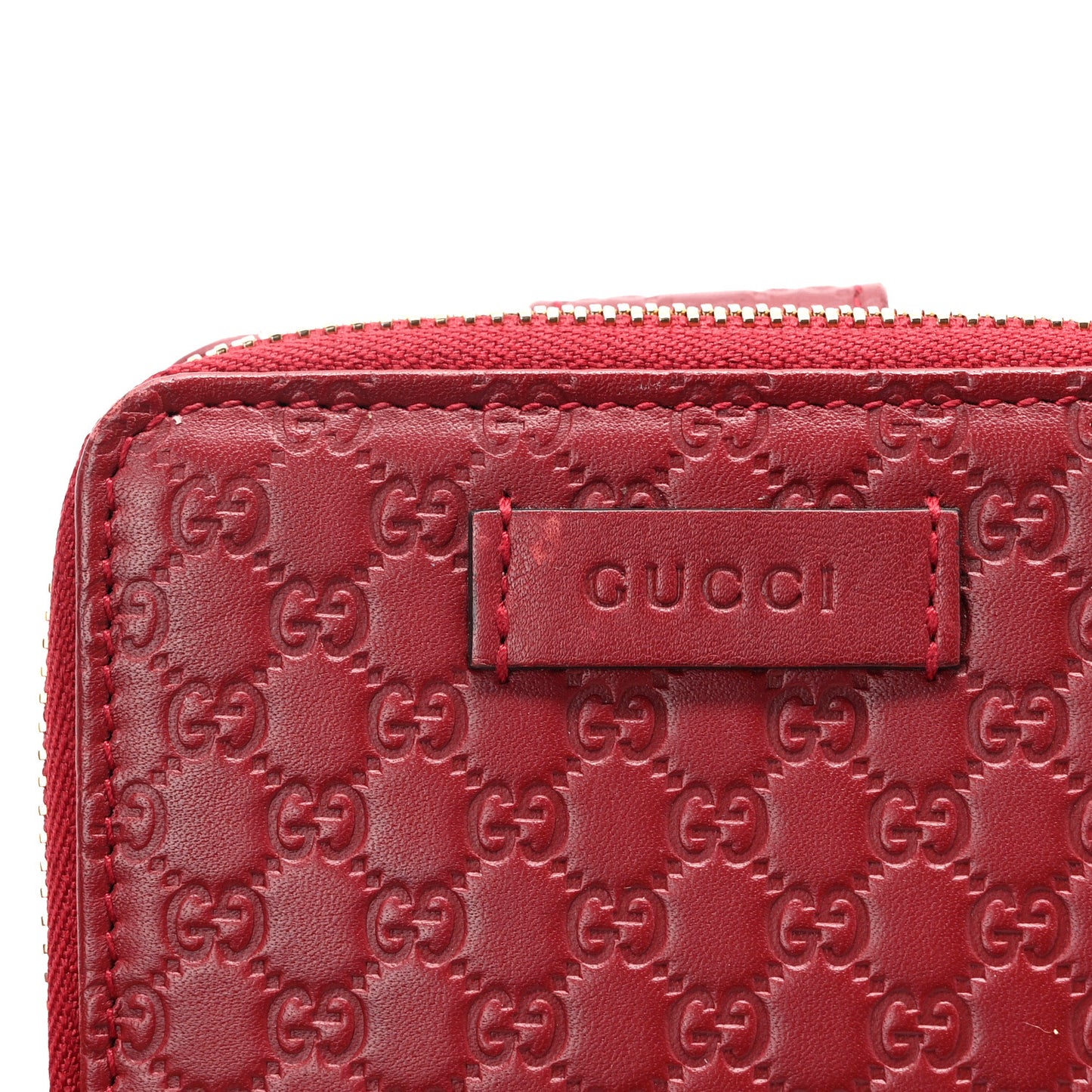 Microguccissima Compact Wallet Red