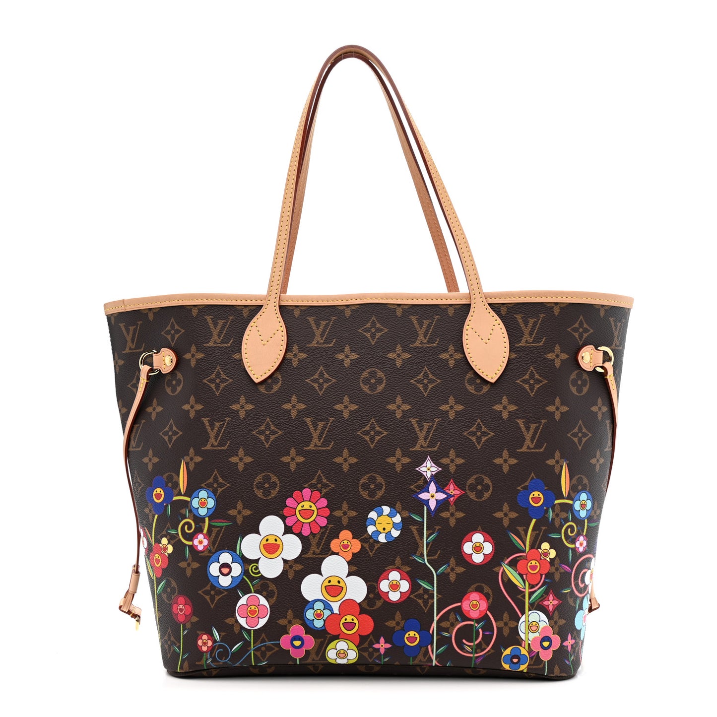 LV X TM Monogram Flowers Neverfull MM