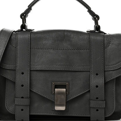 Proenza Schouler Lambskin Tiny PS1 Satchel Grey 8 of 10