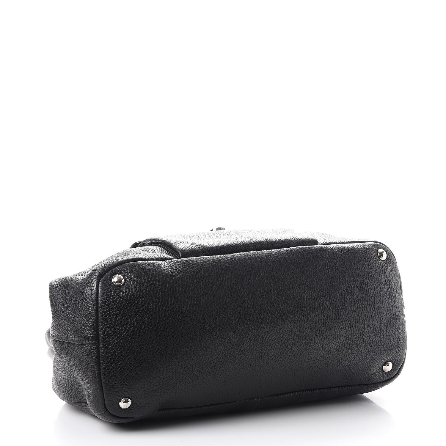 Prada Vitello Daino Tote Nero Black 4 of 8