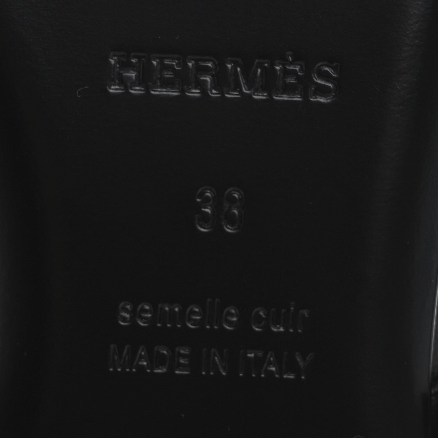 Hermes Goatskin Jane Ballet Flats 38 Black 9 of 11