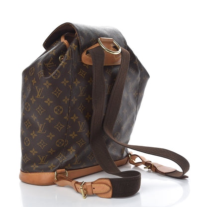 Louis Vuitton Monogram Montsouris GM Backpack 3 of 12