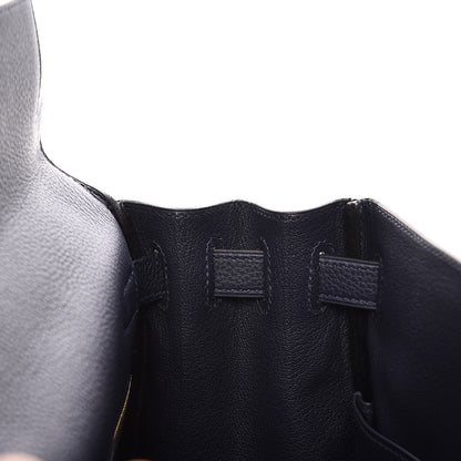 Hermes Togo Kelly Retourne 28 Bleu Nuit 18 of 33
