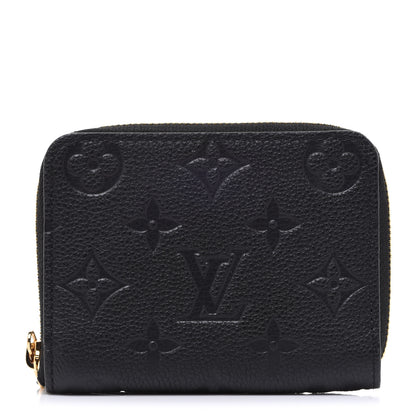 Louis Vuitton Empreinte Zippy Coin Purse Black 1 of 8