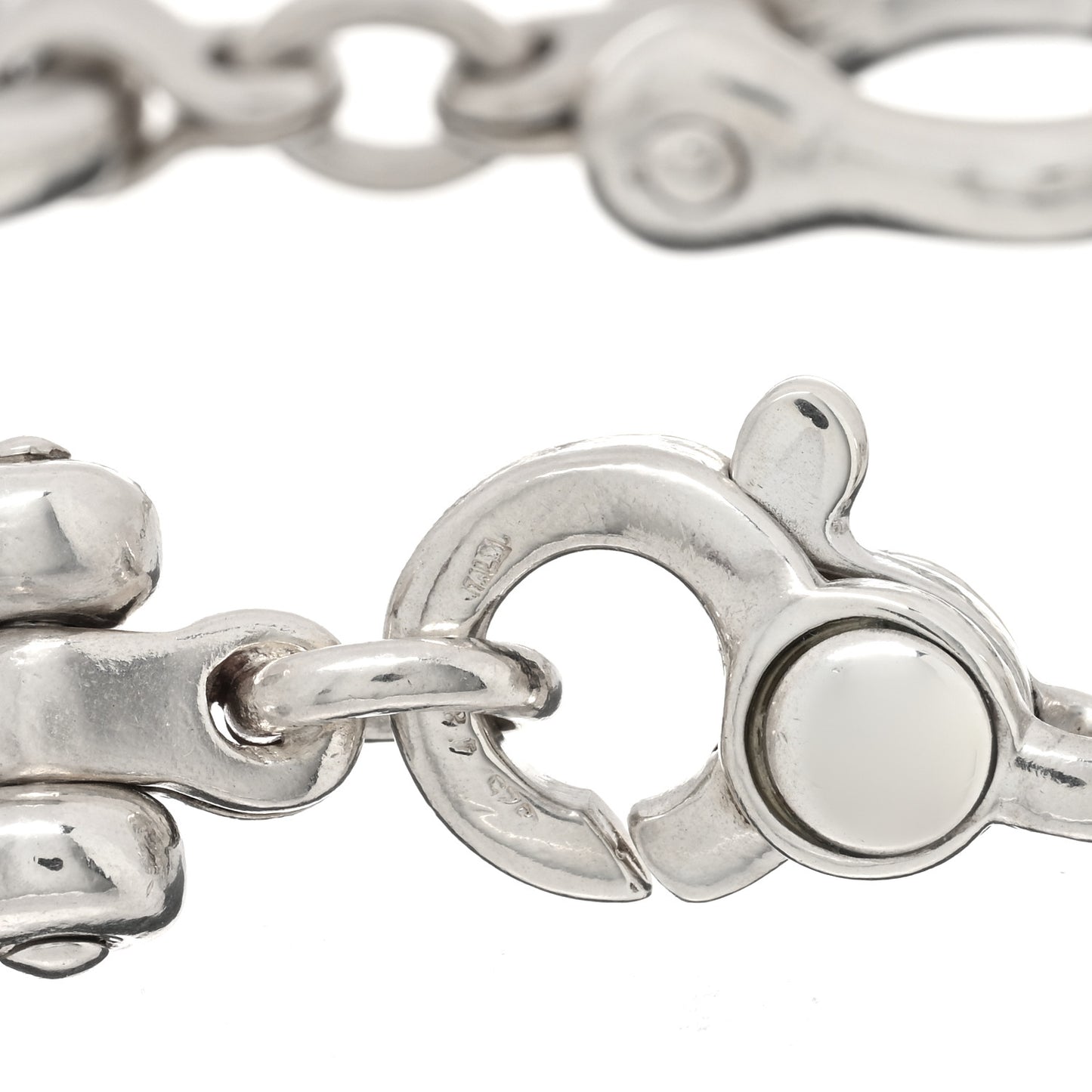 Sterling Silver Horsebit Link Bracelet