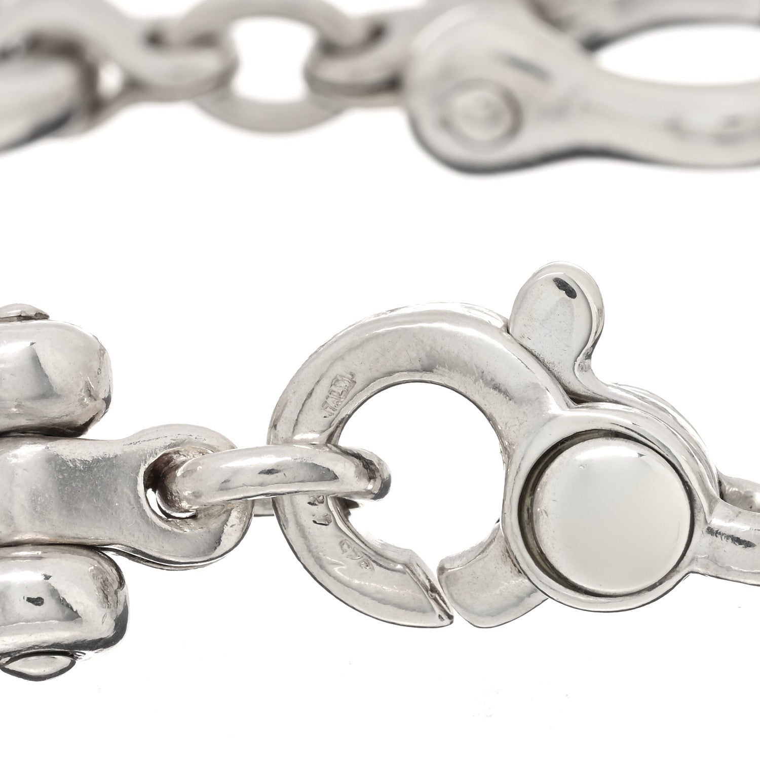 Tiffany Sterling Silver Horsebit Link Bracelet 3 of 3