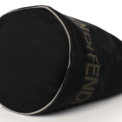 Fendi FF Canvas Bucket Bag Black 10 of 10