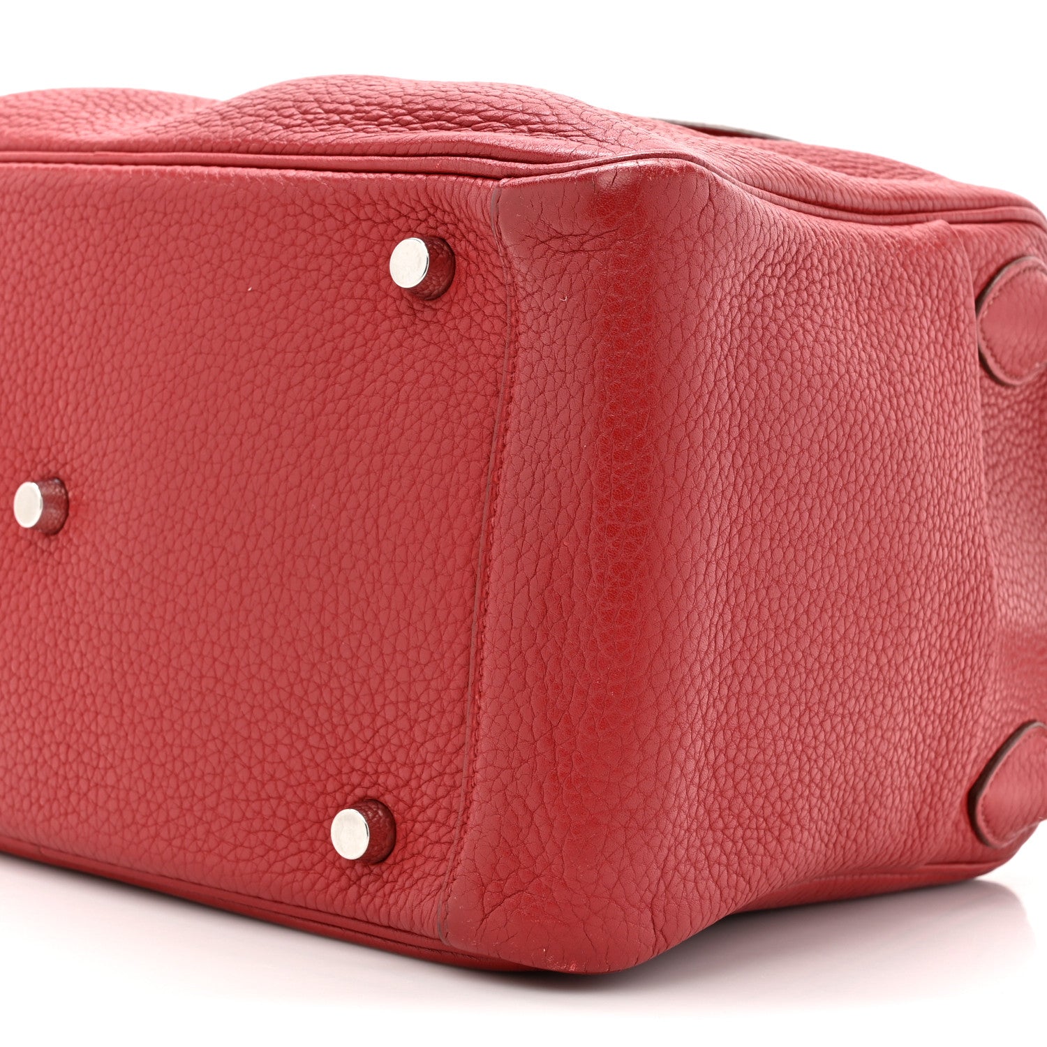 Hermes Taurillon Clemence Lindy 30 Rouge Garance 9 of 17
