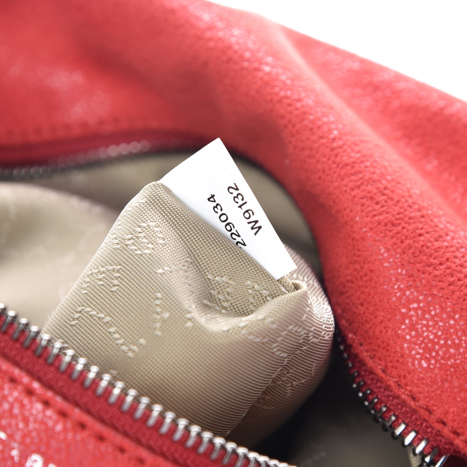 Stella McCartney Shaggy Deer Big Falabella Tote Cherry 8 of 14