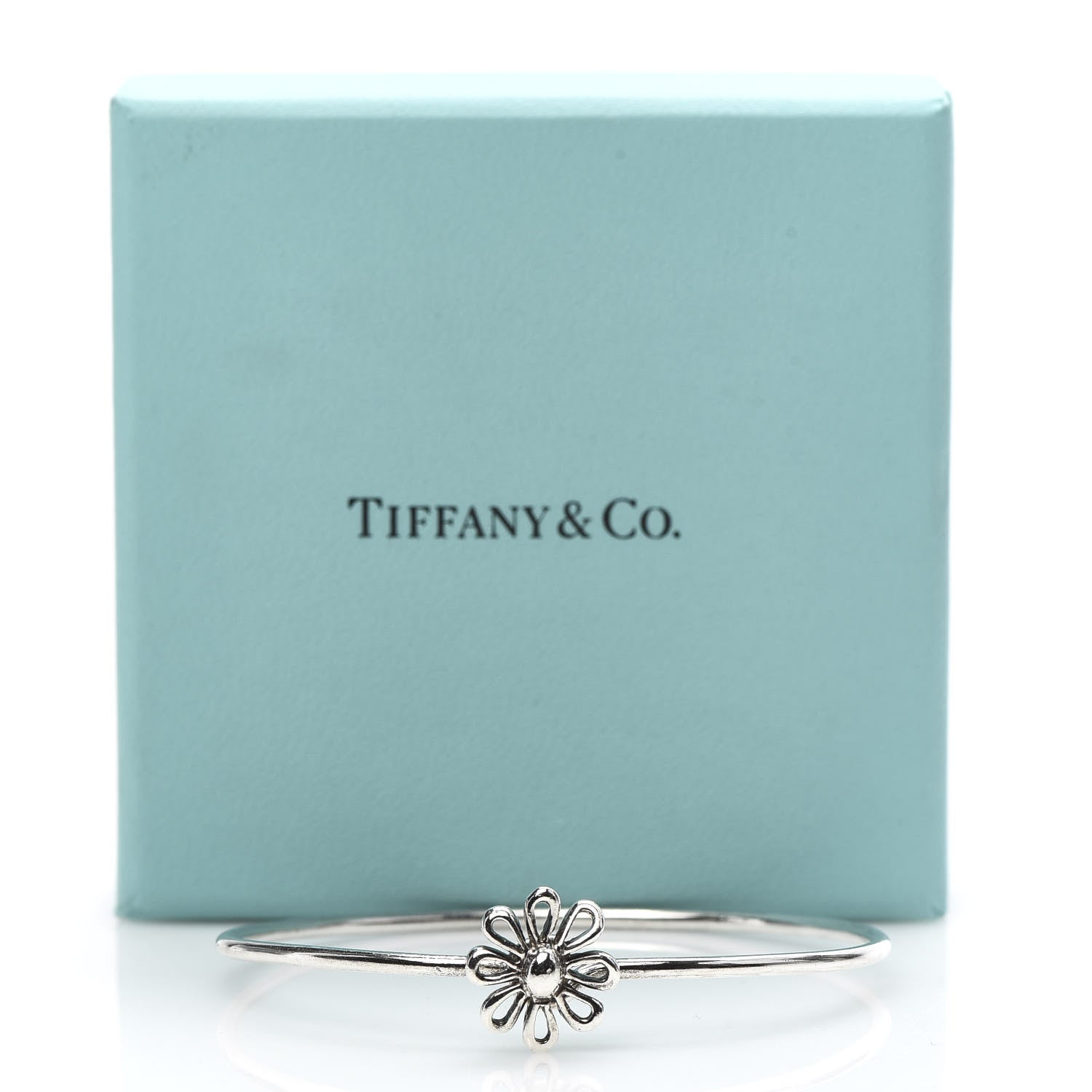 Tiffany Sterling Silver Paloma Picasso Daisy Bangle Bracelet 6 of 6