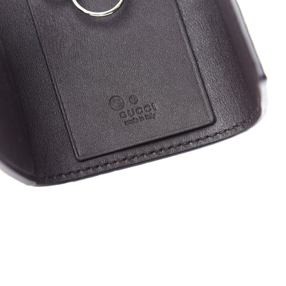 Gucci Microguccissima 6 Key Holder Case Testa di Moro 6 of 8