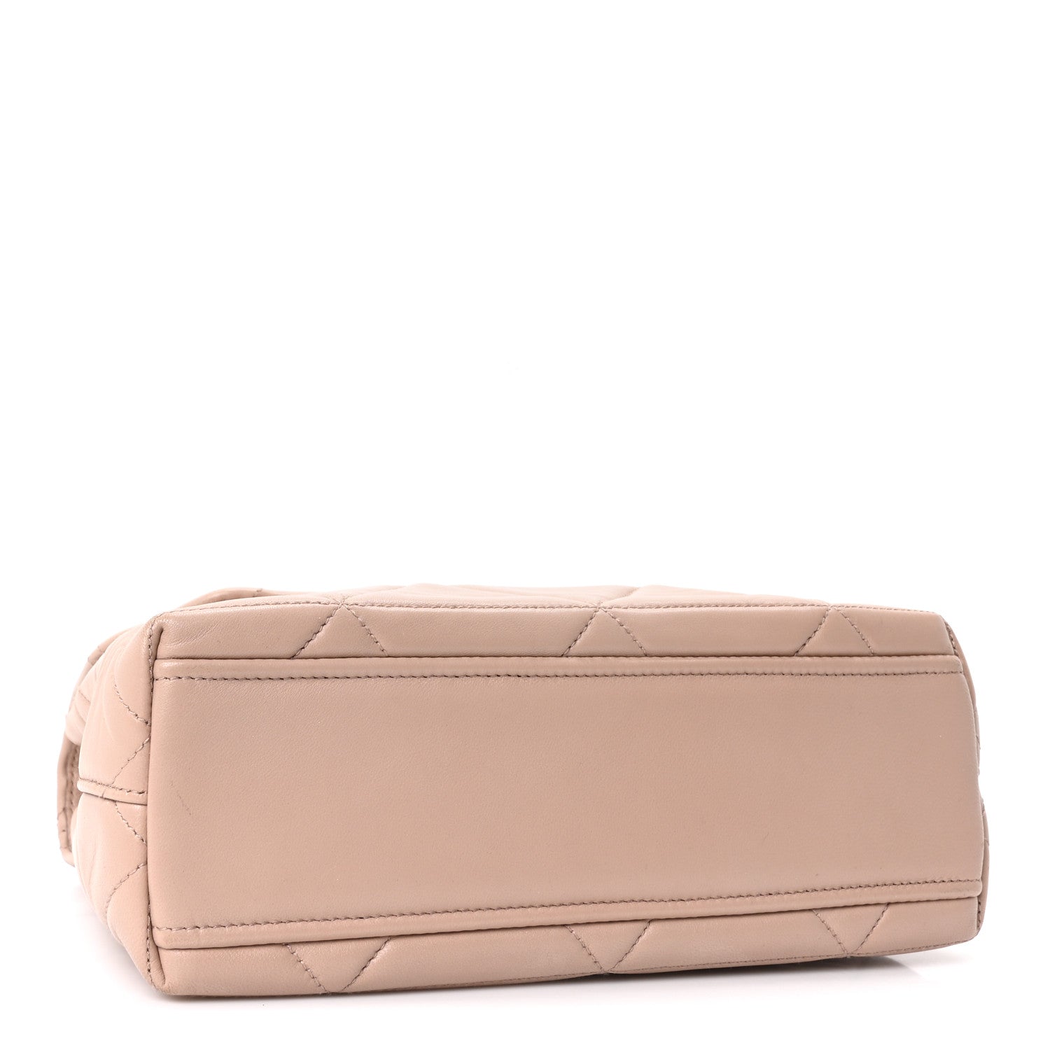 Prada Nappa Triangle Stitched Large Spectrum Bag Cipria 4 of 10