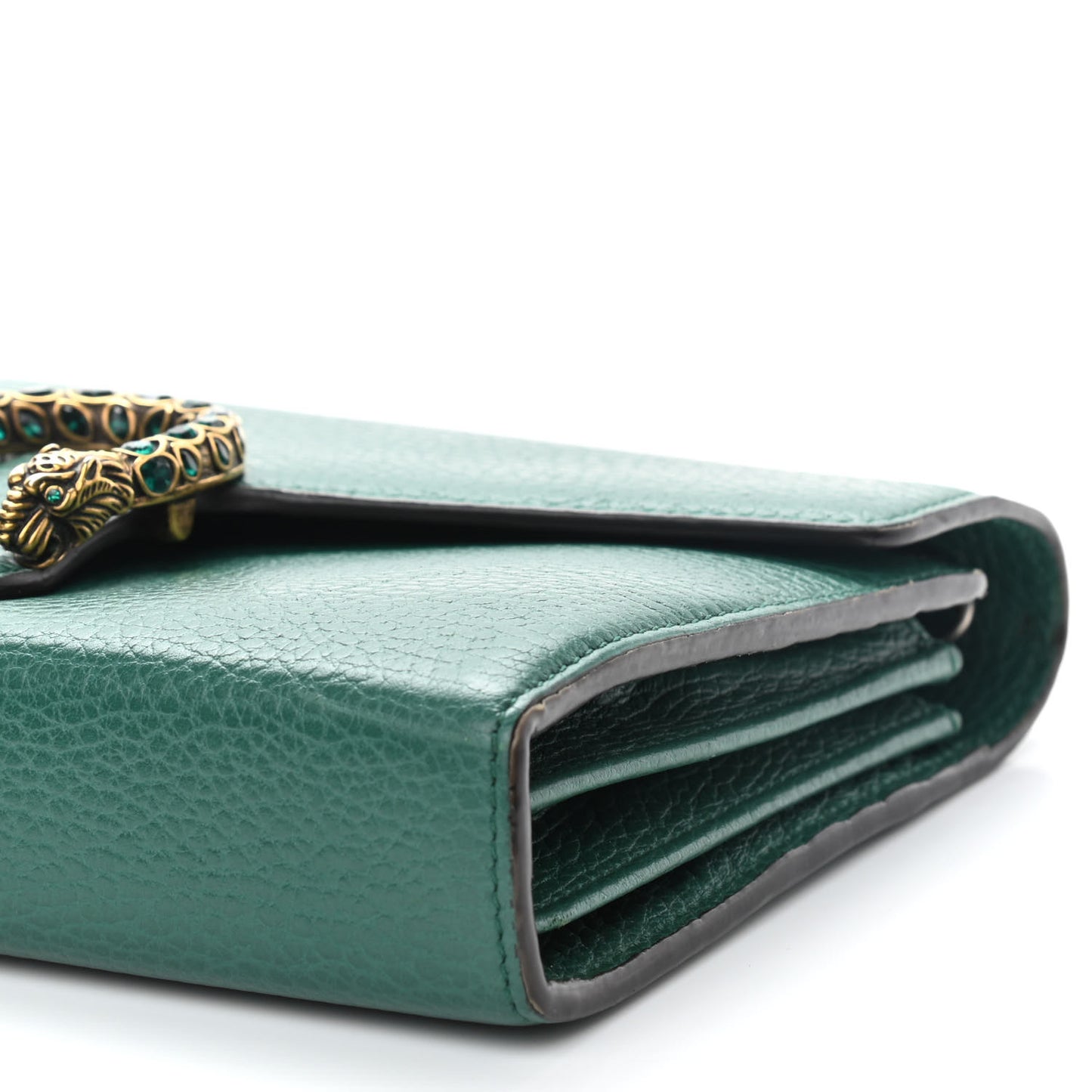 Calfskin Mini Dionysus Chain Wallet Emerald