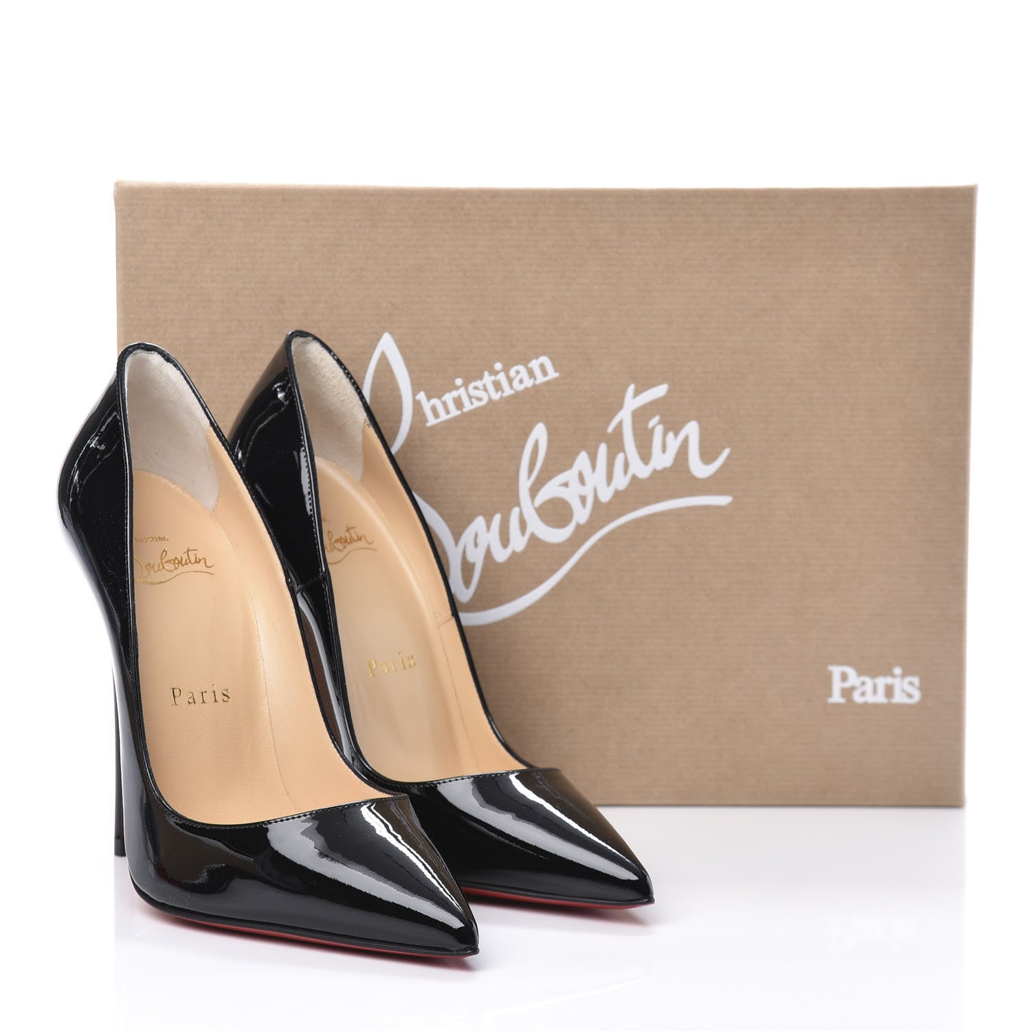 Christian Louboutin Patent So Kate 120 Pumps 35.5 Black 8 of 8