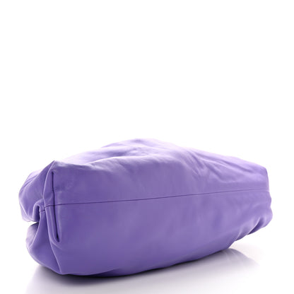 Bottega Veneta Smooth Butter Calf The Pouch Oversized Clutch Purple 4 of 7