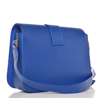 Saint Laurent Calfskin Classic Y Satchel Royal Blue 3 of 18
