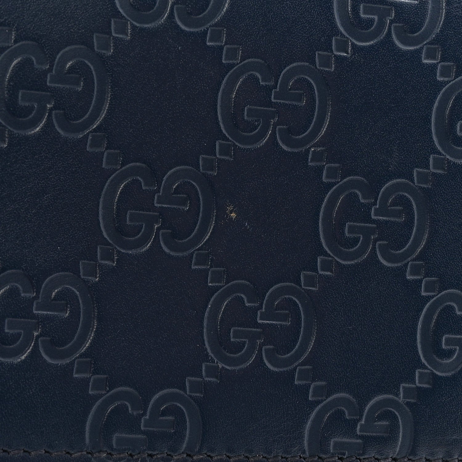 Gucci Guccissima Card Case Wallet Blue 13 of 13