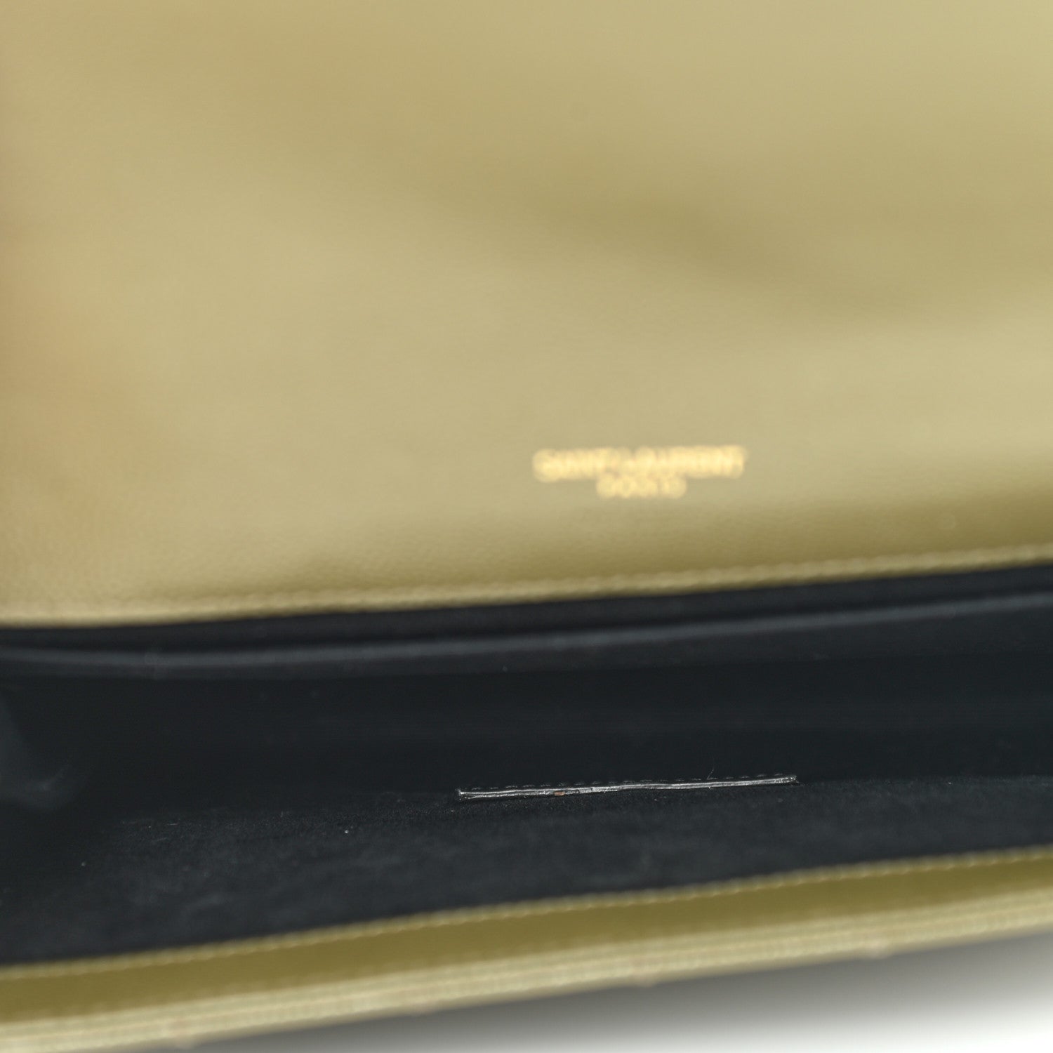 Saint Laurent Grain De Poudre Textured Mixed Matelasse Triquilt Monogram Clutch Vert Kaki 5 of 10