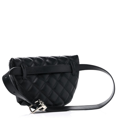 Chanel Calfskin Quilted Waist Belt Bag Black 3 of 10