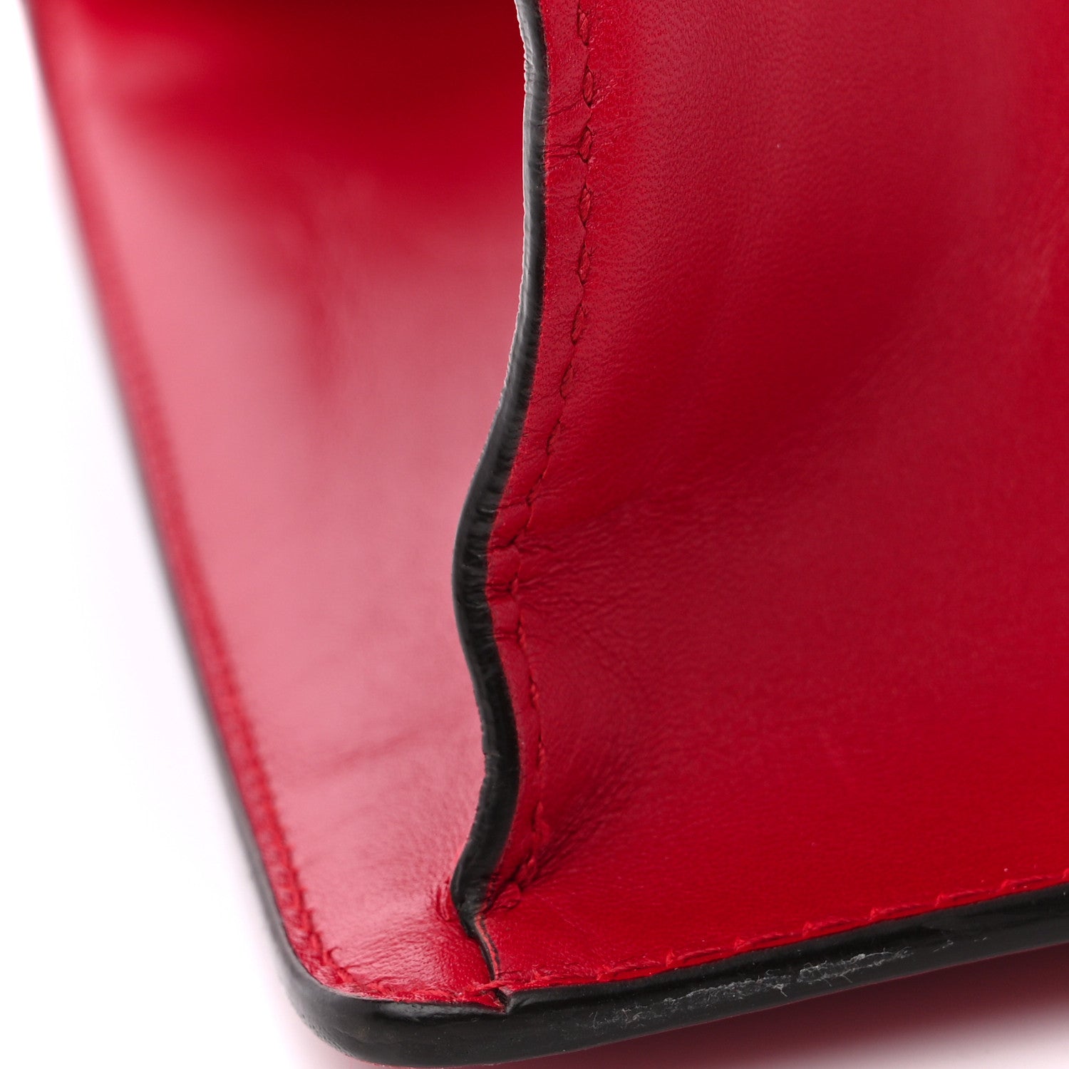 Gucci Calfskin Medium Sylvie Top Handle Bag Hibiscus Red 19 of 21