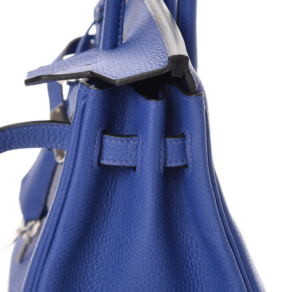 Hermes Togo Birkin 25 Bleu Electrique 11 of 26