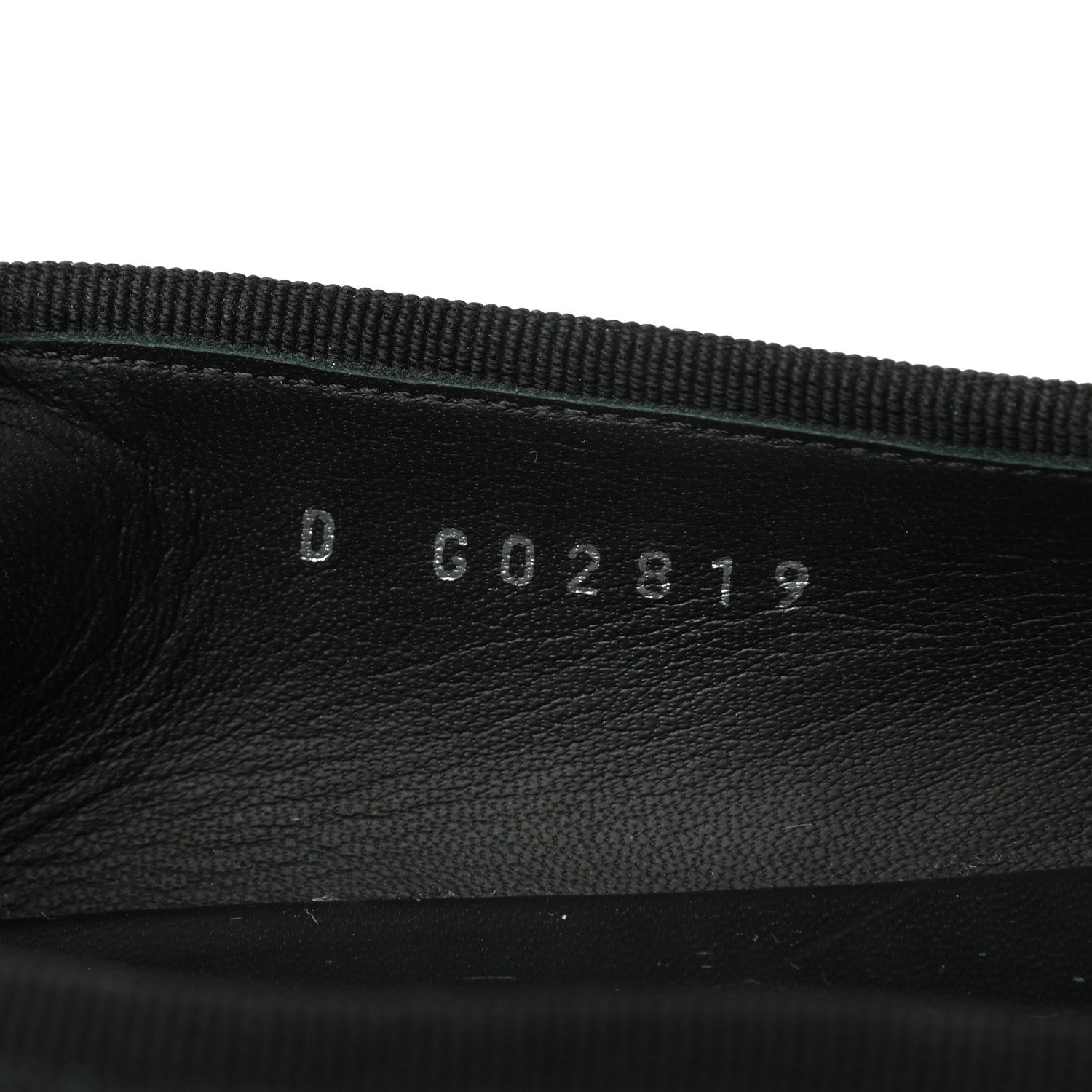 Chanel Iridescent Grained Calfskin Cap Toe Ballerina Flats 37.5 Black 8 of 8