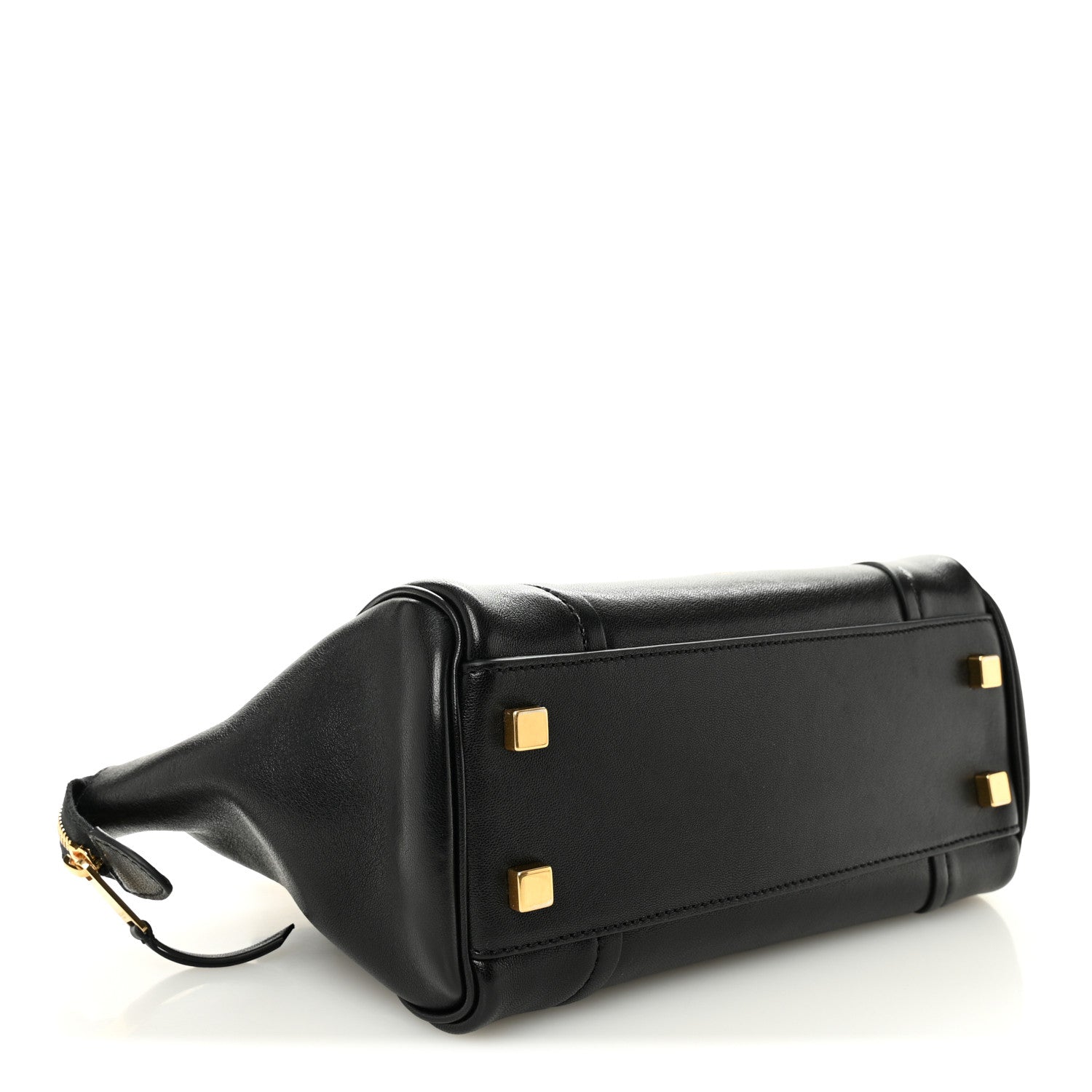 Celine Supple Shiny Lambskin Little New Luggage Black 4 of 10