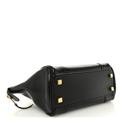 Celine Supple Shiny Lambskin Little New Luggage Black 4 of 10