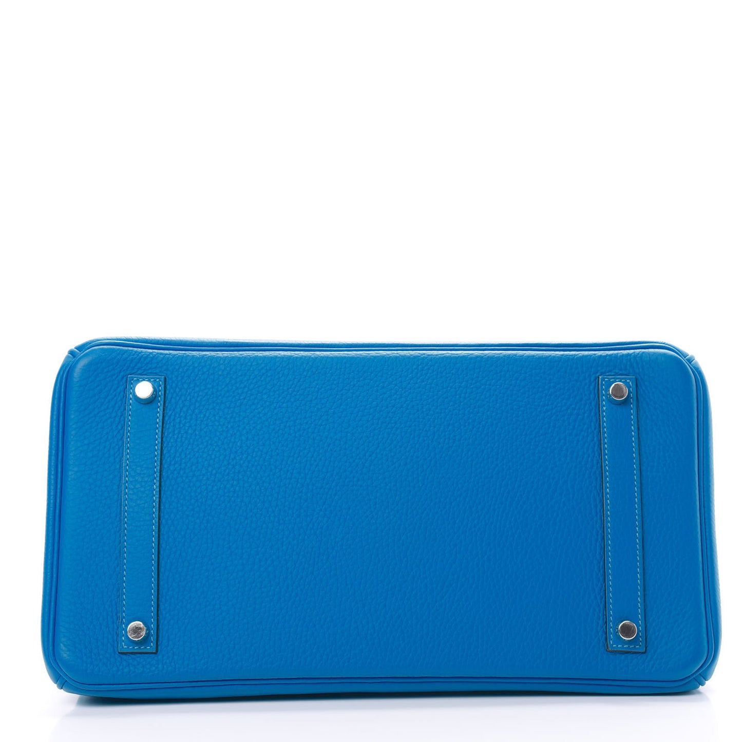 Taurillon Clemence Birkin 35 Bleu Hydra