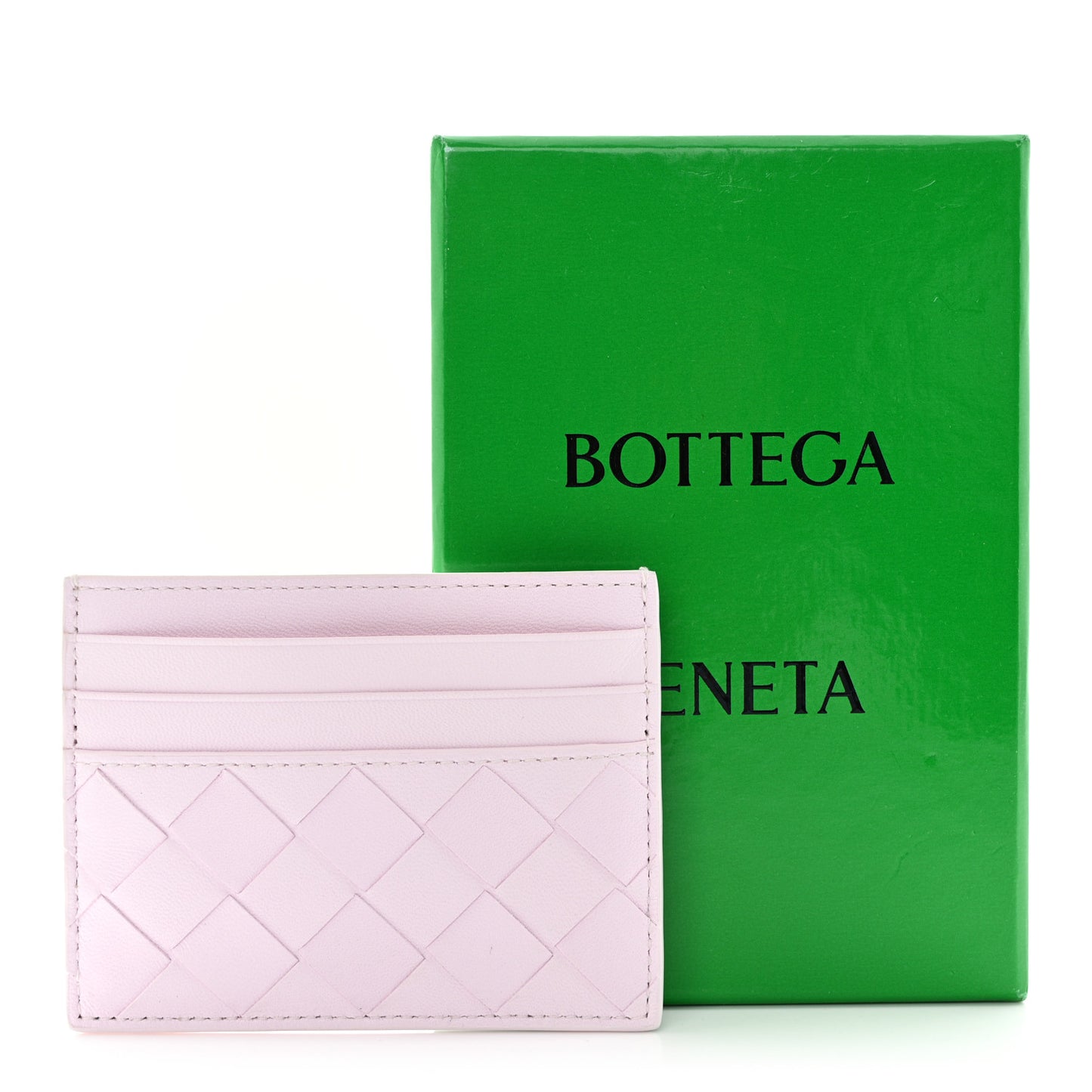 Nappa Intrecciato Card Holder Bliss Washed