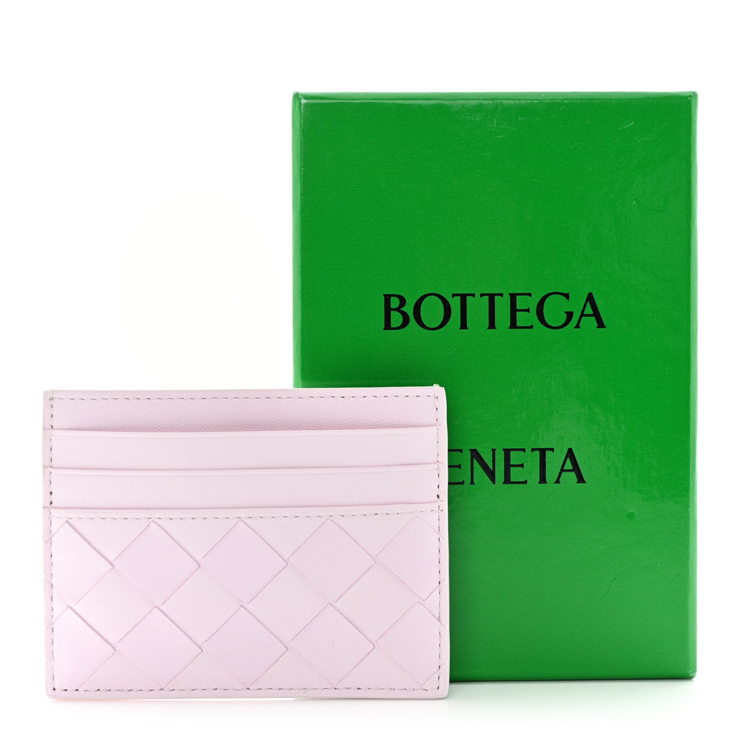Bottega Veneta Nappa Intrecciato Card Holder Bliss Washed 9 of 9