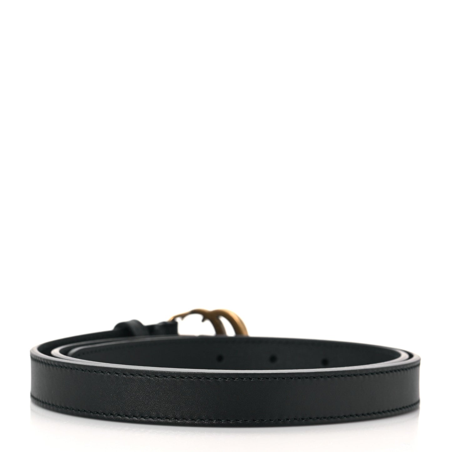 Calfskin Double G 20mm Belt 90 36 Black
