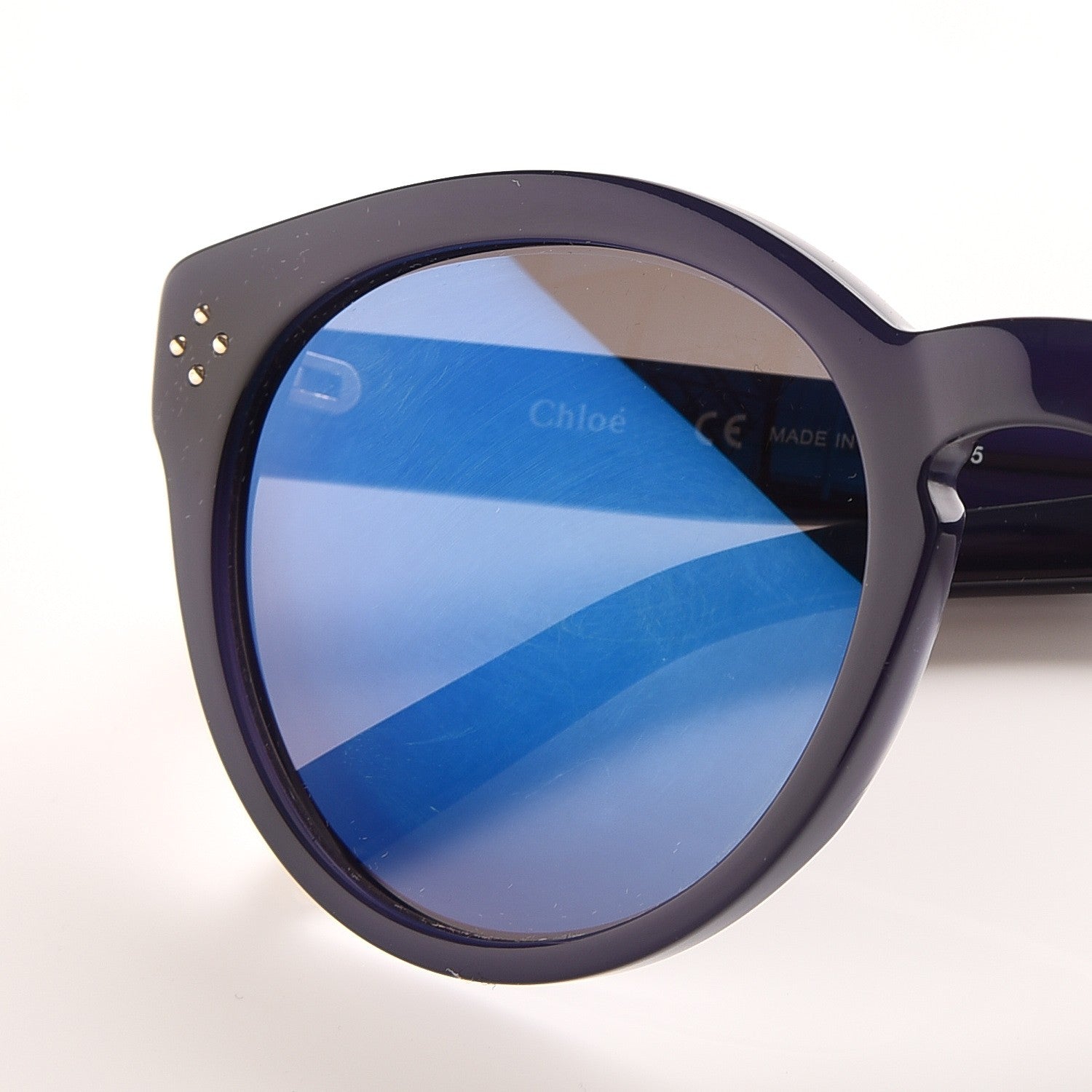 Chloe Round Sunglasses CE691S Purple 8 of 9