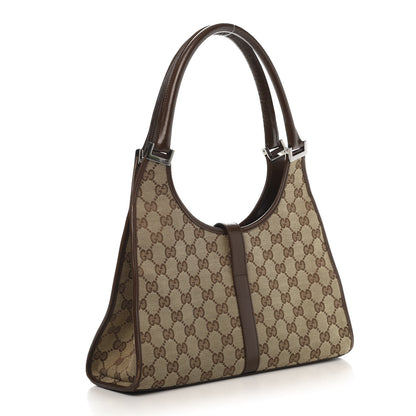 Gucci Monogram Medium Bardot Bag Dark Brown 3 of 11