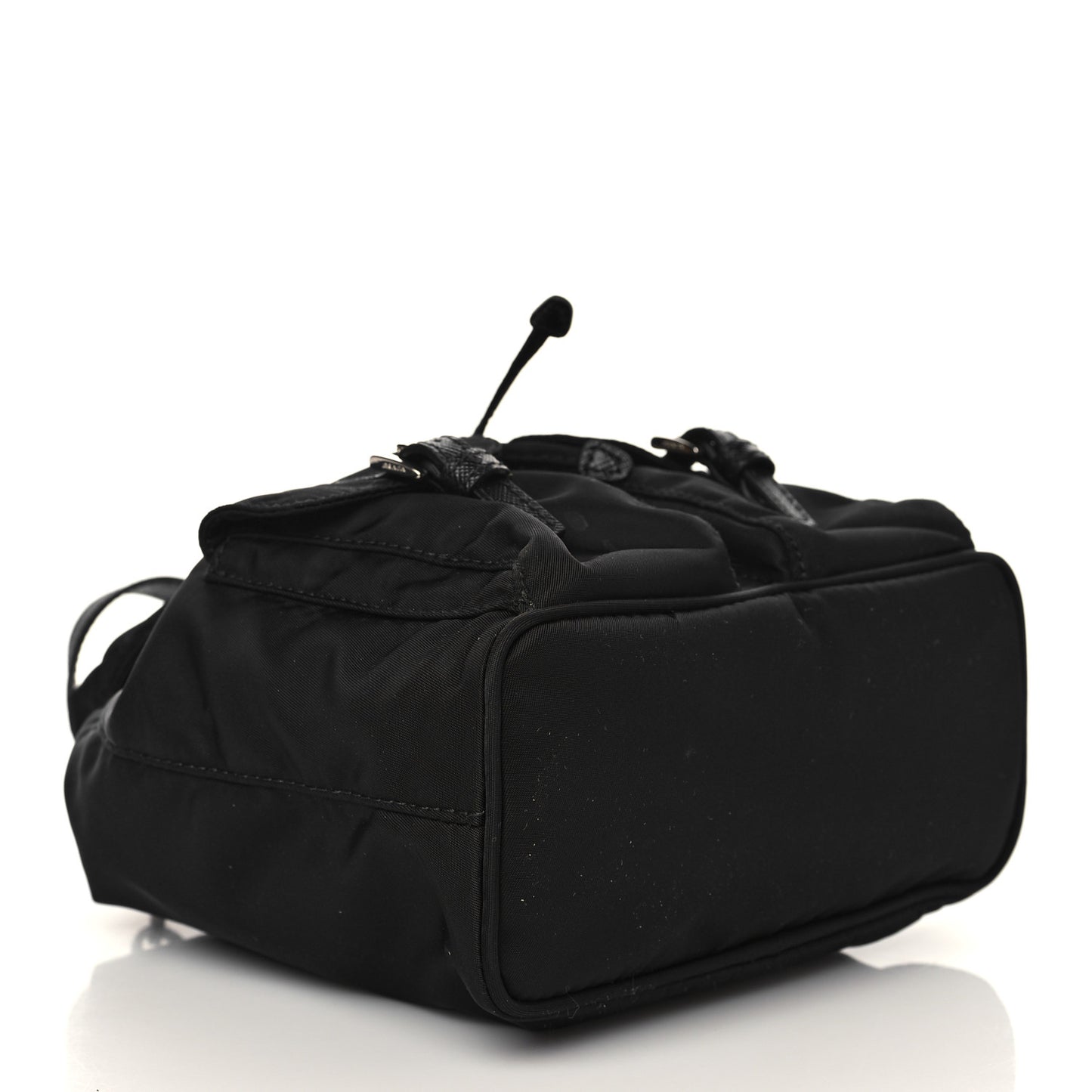 Nylon Vela Mini Crossbody Backpack Black