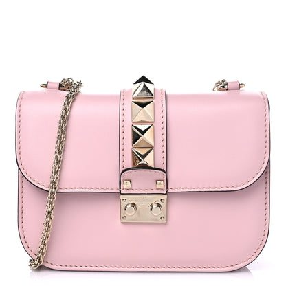 Valentino Garavani Vitello Small Glam Lock Rockstud Flap Water Rose 1 of 13