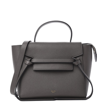 Celine Grained Calfskin Micro Belt Bag Grey 1 of 12