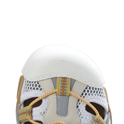 Gucci Mesh Fabric Tinsel Sport Sandals 36 White Silver 8 of 9