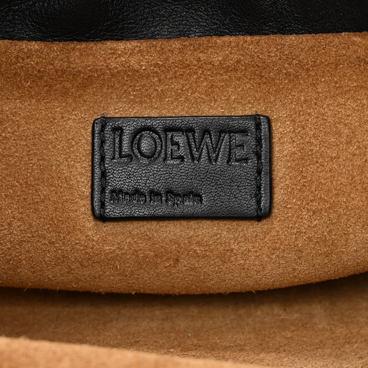 Loewe Calfskin Mini Flamenco Knot Clutch Black 5 of 6
