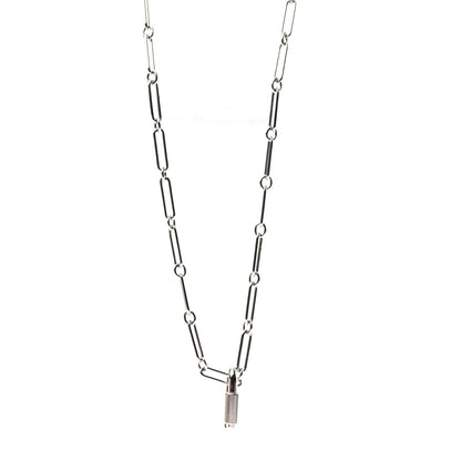 Hermes Palladium Curiosite Long Necklace 1 of 7
