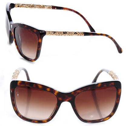 Chanel Bijoux Exclusive Sunglasses 5268 Havana 1 of 6